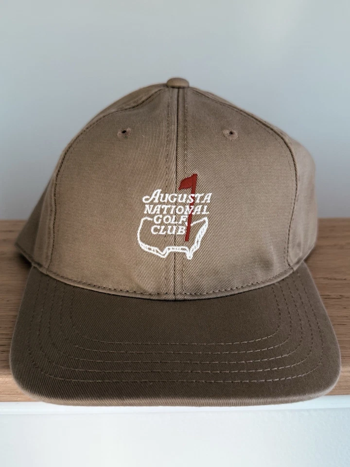 Augusta National Golf Club Members Only Khaki American Needle Hat - Image 1 of 2