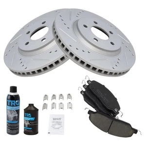 TRQ vorne Keramik G-beschichtet Bremsbelag & Rotor Kit für 05-14 Ford Mustang - Bild 1 von 9