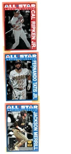 3 CARD LOT 2025 TOPPS ALL-STAR 35TH ANNIVERSARY MERRILL TATIS JR. & RIPKEN Jr. - Picture 1 of 1