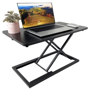 Rlozftel Standing Desk Converter, Height Adjustable Stand Up Desk Riser with ... - Picture 1 of 6
