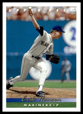1993 Upper Deck Erik Hanson Seattle Mariners #338 - Image 1 of 2