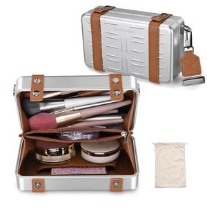 BYOOTIQUE Mini Suitcase Crossbody Bag with Adjustable Strap Hard Shell Case - Picture 1 of 9