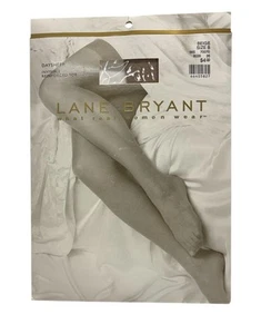 Lane Bryant Daysheer Invisible Reinforced Toe Pantyhose BEIGE Size B Plus Sz - Picture 1 of 2