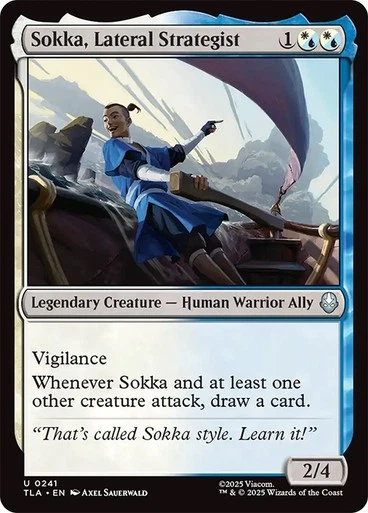 4 x Sokka, Lateral Strategist (0241) - Avatar: The Last Airbender - Uncommon - Image 1 of 1