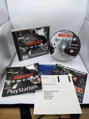 Resident Evil 3: Nemesis Sony PS1 Game - Complete With The Manual VGC [15] PAL - Image 1 of 4