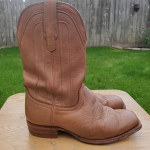 Tecovas The Jackson Western Boot Bambina Tan Leather Mens 10.5EE (Discontinued) - Picture 1 of 13