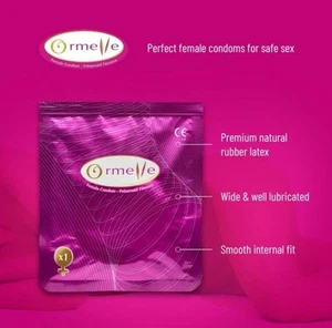 Ormelle Female Condoms - 10 count EXP 2027++ - Picture 1 of 3