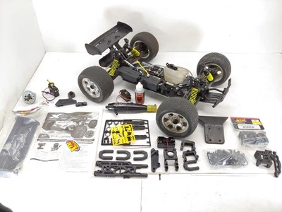 *RARE* XTM XST 1/8 4X4 RC TRUGGY ROLLER ROLLING CHASSIS W/ EXTRAS USED - Image 1 of 4