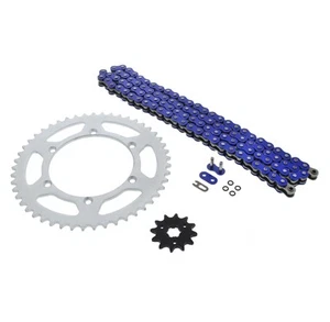 Cadena y piñones para Kawasaki KX125 125 1996 1997 1998 1999 O Ring 12/49 112L - Imagen 1 de 4