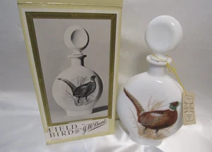 JW Dant Whiskey Decanter Field Birds 1969 Edition #1 Ring-necked Pheasant Box - Picture 1 of 10