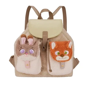 2025 Authentic Disney Autumn Series Zootopia Judy Nick Plush Backpack Hot - Picture 1 of 1