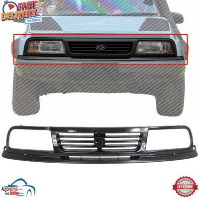 NEW FRONT GRILLE ASSEMBLY PAINTED BLACK FOR 1991-1995 SUZUKI SIDEKICK SZ1200102 Foto 1 de 4
