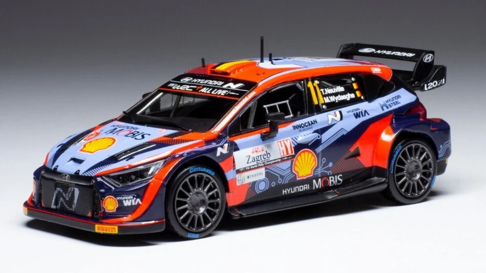HYUNDAI i20 N RALLY1 N.11 RALLY CROATIA 2021 NEUVILLE-WYDAEGHE 1:43 - Immagine 1 di 1