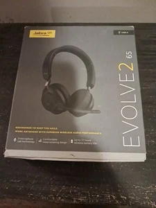 New Jabra Evolve2 65 Stereo Wireless Headset USB-A. In box - Bild 1 von 7