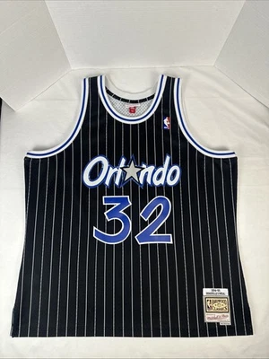 Camiseta deportiva Shaquille O'Neal Orlando Magic Mitchell Ness HWC Swingman negra para hombre 2XL Foto 1 de 4
