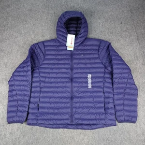 Giacca Marmot uomo 2XL Arctic Navy eco senza piume cappuccio isolato 34790-2975 - Foto 1 di 18