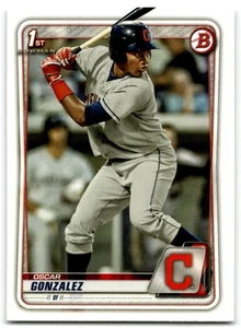2020 Bowman Prospects Oscar Gonzalez Cleveland Indians #BP-109 - Picture 1 of 2