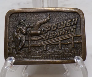 Fibbia cintura cowboy-cowgirl jeans abbigliamento western power denim anni 70 - Foto 1 di 2