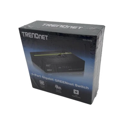 TRENDnet  5-PORT Gigabyte Switch + TEG-S50 Sealed - Image 1 of 4