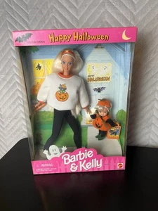 Vintage 90er Jahre Barbie Kelly Halloween Trick Treat Kürbis NEU NRFB NOS Puppen  - Bild 1 von 10