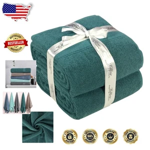 Luxury 600 GSM XXL Oversized Bath Towel Set - Soft & Absorbent Cotton Duo - Picture 1 of 9
