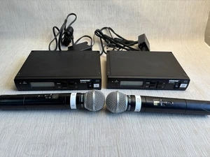 2x Shure ULXS4 M1 band (662-698MHz) Mics FULL KIT (See Description) - Picture 1 of 7
