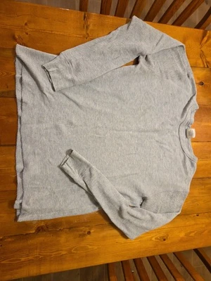 Camisa Gap Para Hombres Pequeña Gris Larga John Capa Base Bajo Manga Larga 100% Algodón Suave Foto 1 de 4