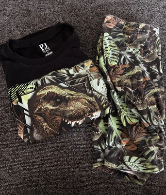 Пижамы The Children's Place Dinosaur весна/лето размер 14 для мальчиков короткий рукав  - Изображение 1 из 4