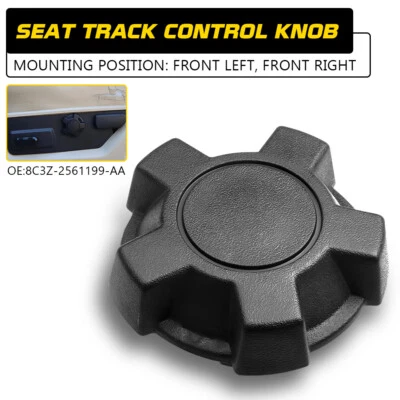 Seat Track Adjustment Knob Fit for 2008-2010 Ford F250 F350 F450 F550 Super Duty - Image 1 of 4