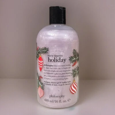Philosophy Very Merry Holiday Shampoo, Shower Gel & Bubble Bath 16oz or 6oz - Image 1 of 4