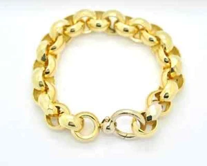 Bracciale Pomellato vintage oro 18kt 101g maglia larga elegante lusso - Picture 1 of 3
