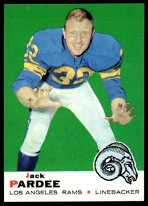 1969 Topps Jack Pardee * Los Angeles Rams #12 - Picture 1 of 2