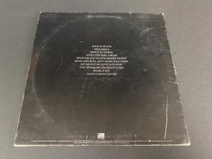 AC/DC - Back In Black LP - 1980 Atlantic SD 16018 - MASTERDISK - Picture 1 of 2