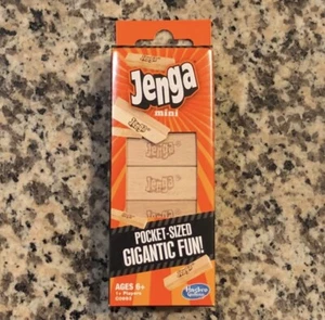 Hasbro Gaming Jenga Mini Pocket Size Game New - Picture 1 of 11