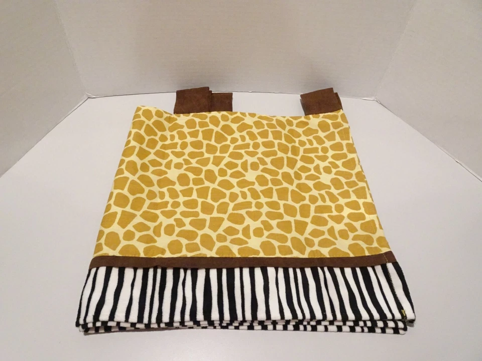 Corderos e hiedra Safari Express cenefa estampado jirafa imitación gamuza pestañas cebra guardería Foto 1 de 4