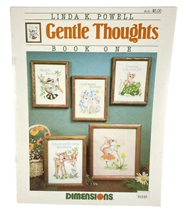 Gentle Thoughts Book One Forest Animals Cross Stitch Dimensions 116 Linda Powell - Picture 1 of 2