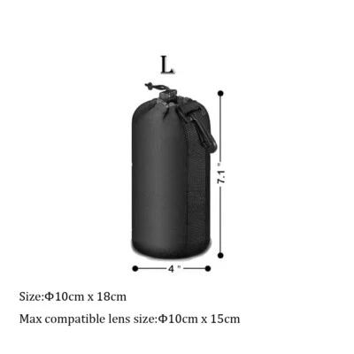 Neoprene Waterproof Soft DSLR SLR Camera Lens Bag Pouch Case Protective Cover - Image 1 of 4