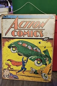 Superman Action Comic #1 Buchcover Blechschild - Bild 1 von 4