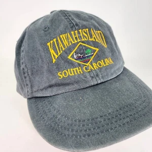 Cappello berretto Kiawah Island South Carolina barca a vela palme snapback verde vintage - Foto 1 di 8