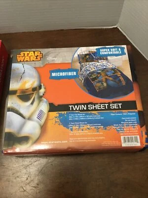 Juego de sábanas dobles Star Wars Rebels Disney microfibra animada cama individual poliéster Foto 1 de 4