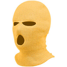 Winter Ski Mask 3 Hole Knitted Skull Balaclava Beanie Hat Men Outdoor Sports Cap