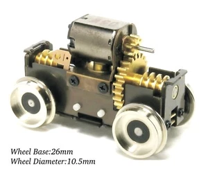 Rueda de chasis de tracción eléctrica HO/J/On30/O16,5/Oe calibre Aru modelo HO-26A 26 mm/10,5 mm - Imagen 1 de 12