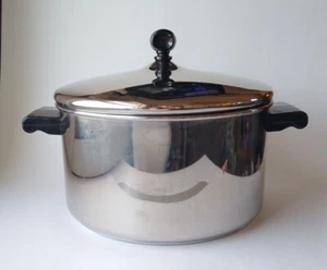 Olla clásica Farberware de acero inoxidable 18/10 grande de 6 cuartos con tapa - Imagen 1 de 15