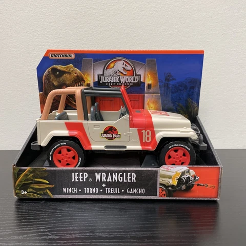 Jurassic World Park Legacy Collection JEEP WRANGLER 2017 JP18 New Matchbox Cover