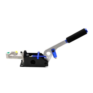 Car Hydraulic Drift Rally Hand E-Brake Racing Parking Handbrake Lever 300mm Blue - Picture 1 of 7