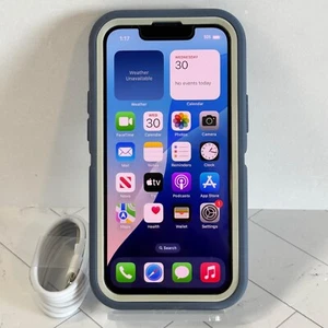 Good Condition iPhone 13 Mini Blue A2481 Xfinity #120 - Afbeelding 1 van 13