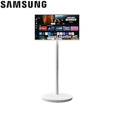 SAMSUNG Smooth Smart Monitor M7 M70D 32" Monitor + Moving Stand White