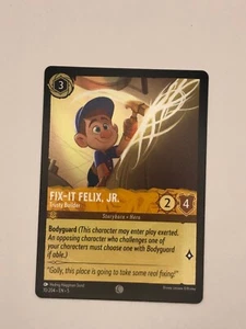 Disney Lorcana Shimmering Skies Fix-It Felix, Jr. Trusty Builder 10/204 NON-FOIL - Picture 1 of 2