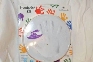 Juego de moldes de yeso estampados a mano distintivos soporte de exhibición actividad kit artesanal bebé - Imagen 1 de 1