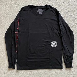 Black Tokyo Neighborhood F&F ABJAD Long Sleeve Tee/ C-TEE LS with Original Bag - Picture 1 of 9